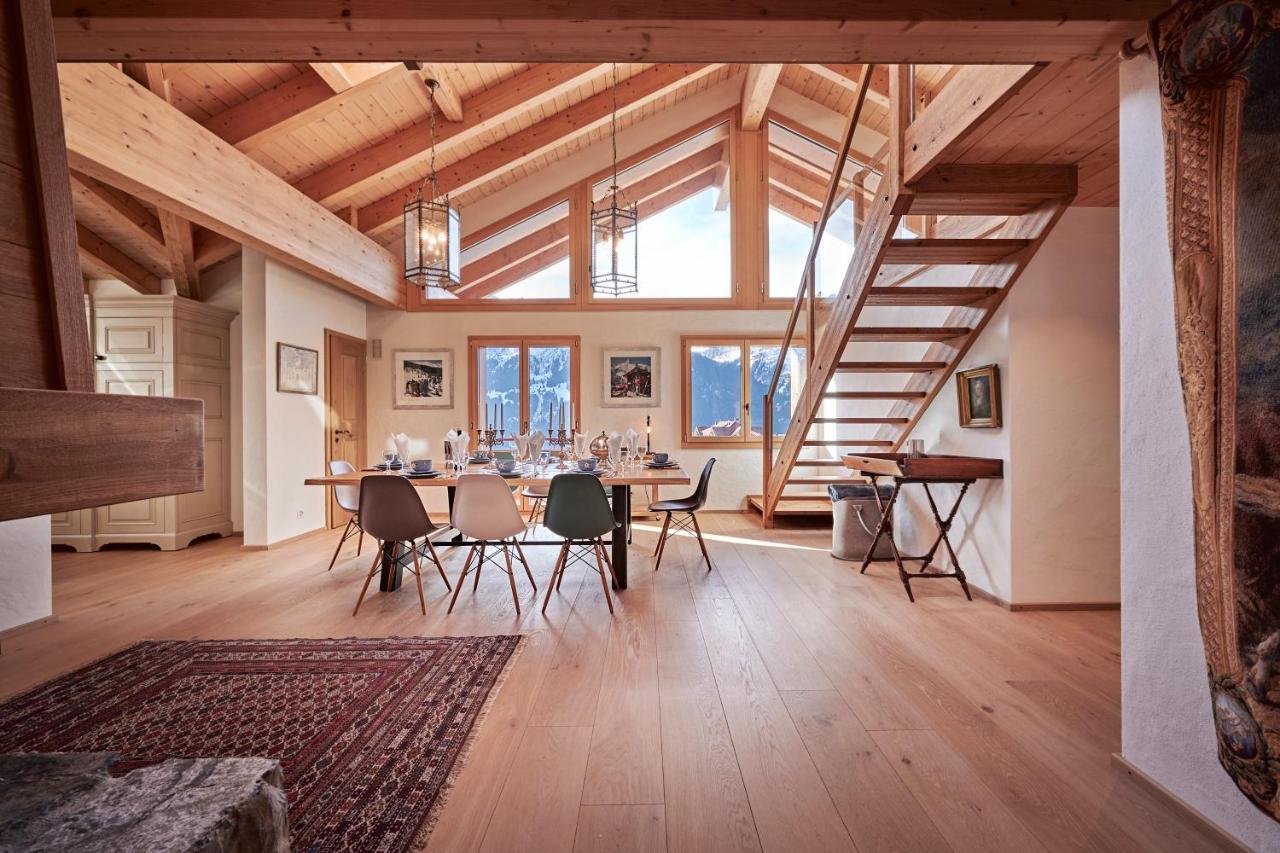 Chalet Baergsunna Penthouse Wengen Kültér fotó