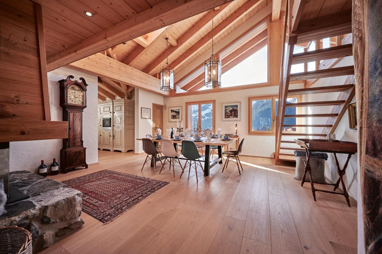 Chalet Baergsunna Penthouse Wengen Kültér fotó