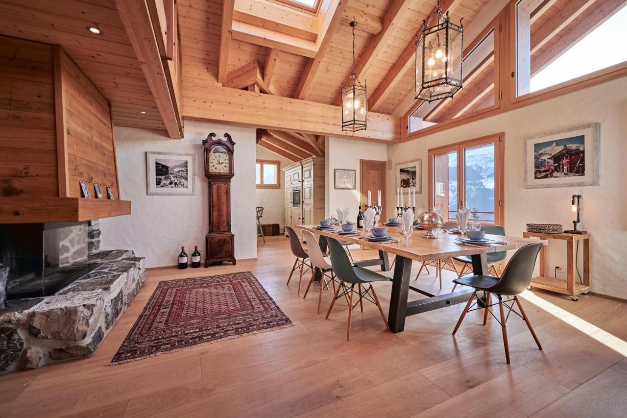 Chalet Baergsunna Penthouse Wengen Kültér fotó
