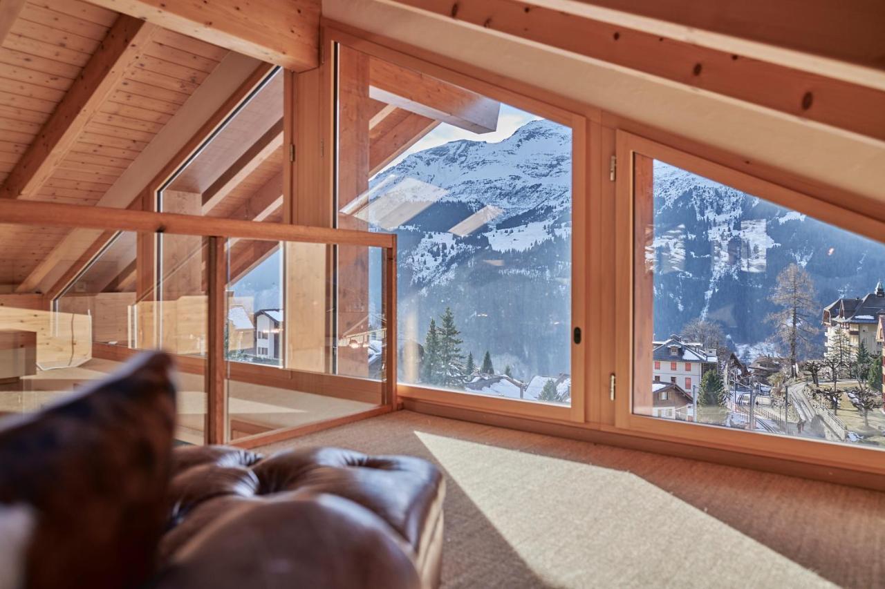 Chalet Baergsunna Penthouse Wengen Kültér fotó