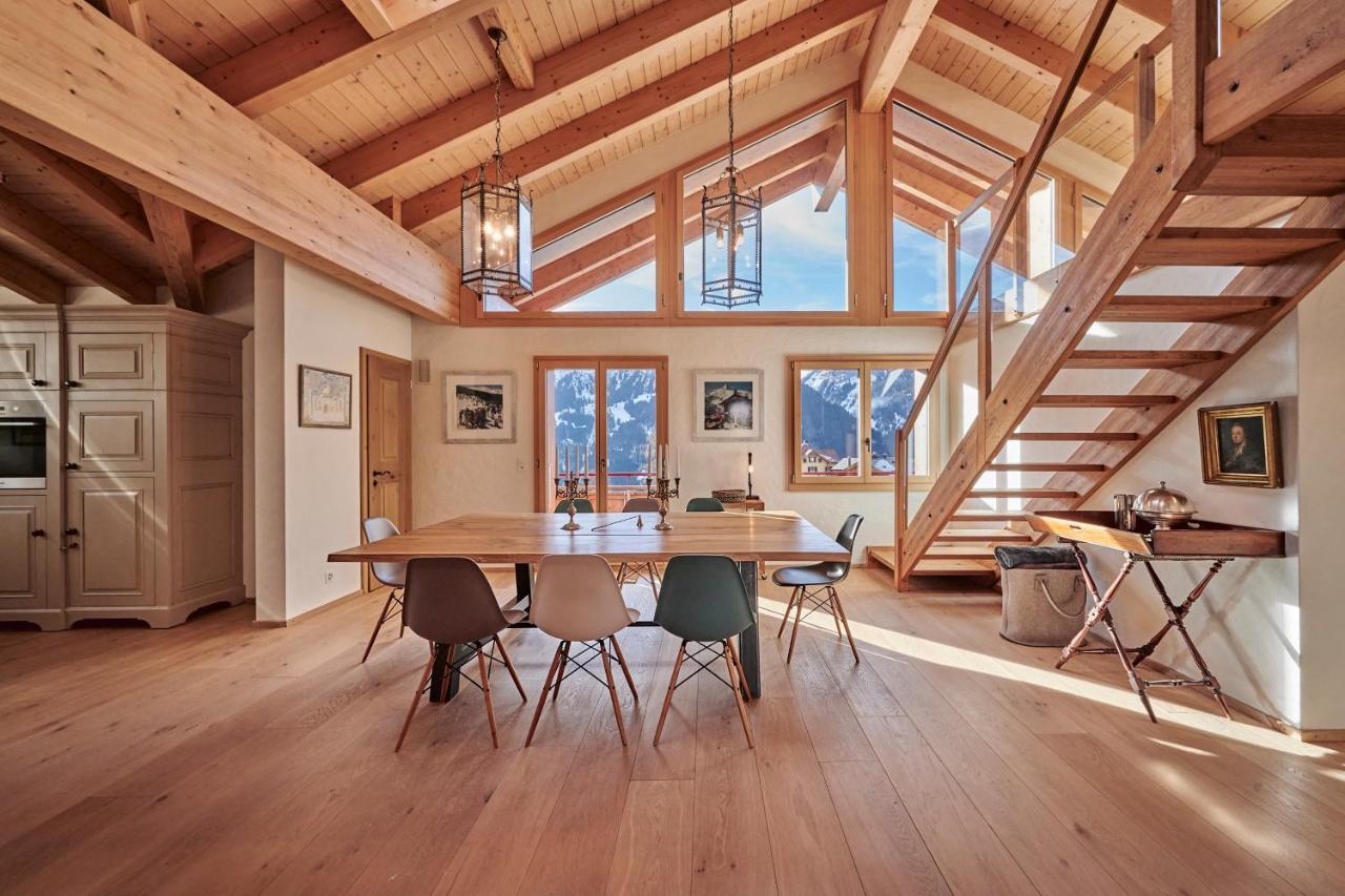 Chalet Baergsunna Penthouse Wengen Kültér fotó